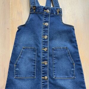 Denim Kids Overall Dress